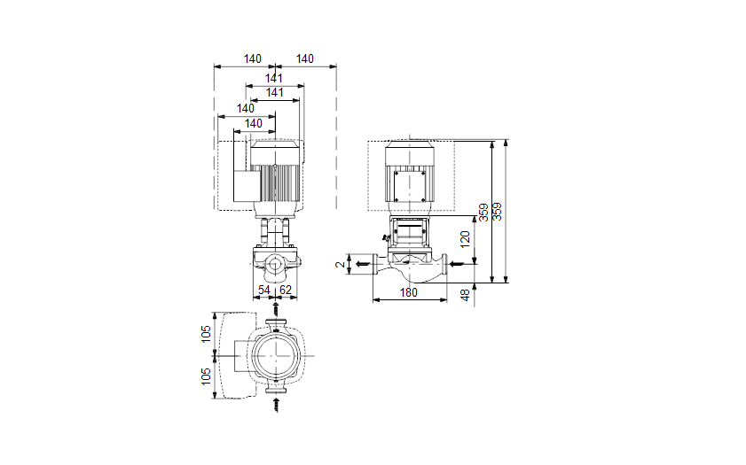 Grundfos TPE 32-80/2