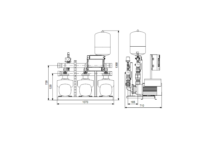 Grundfos HYDRO MULTI-E 3 CME 15-2