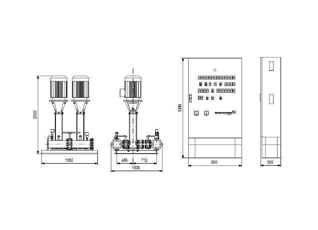 Grundfos Hydro MX S001 2CR150-5-2