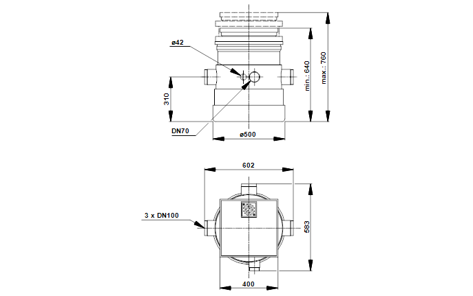 Grundfos Liftaway B для насоса KP