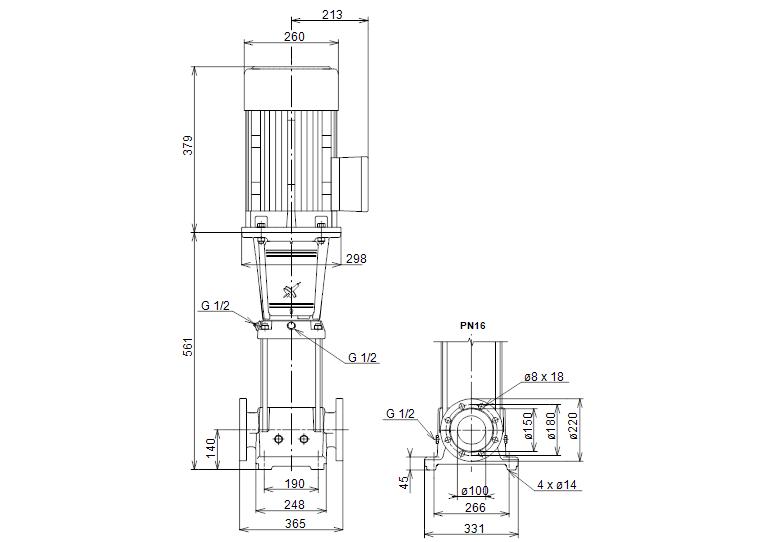 Grundfos CRNE 64-1-1