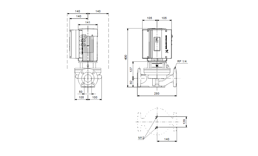 Grundfos TPE 50-60/4