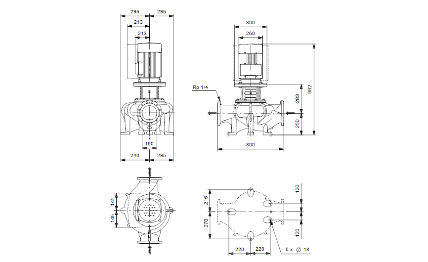 Grundfos TPE 150-140/4