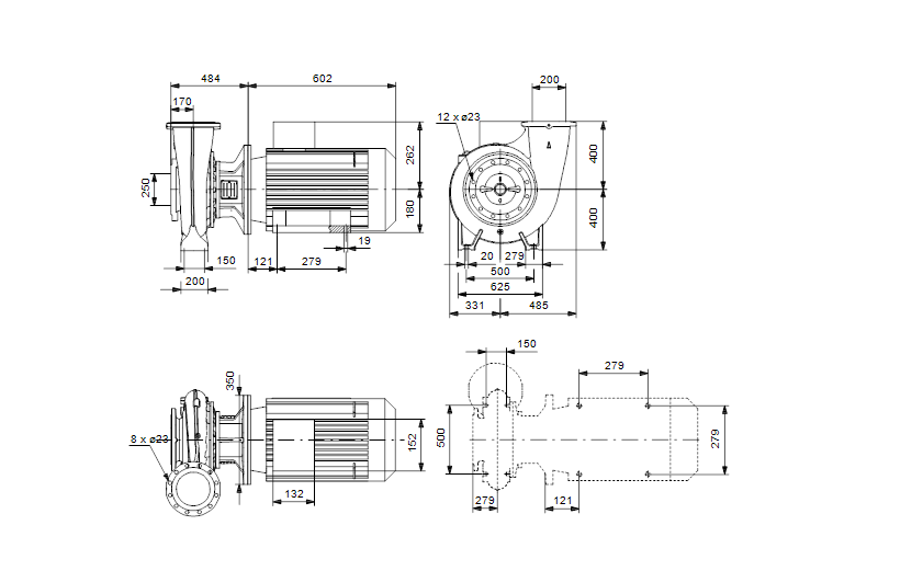 Grundfos NB 200-400/308