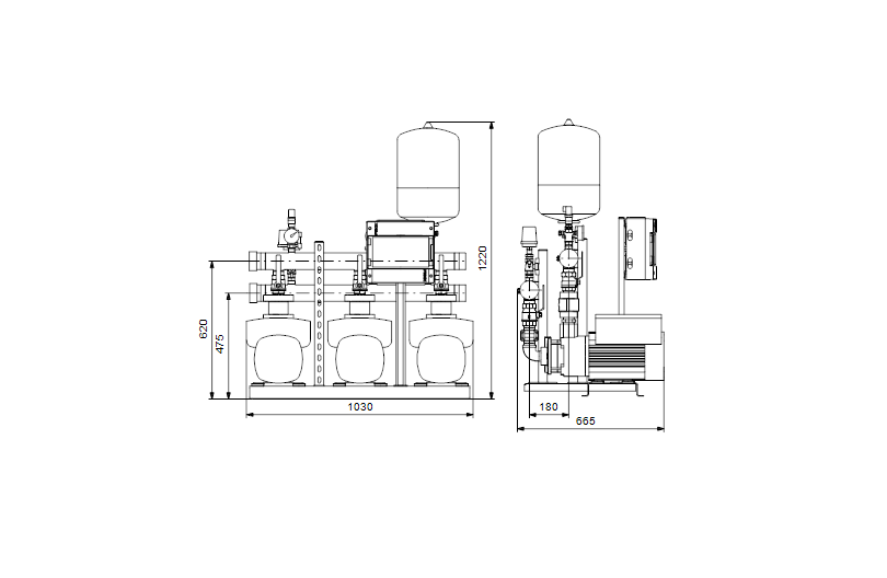 Grundfos HYDRO MULTI-E 3 CME 10-3