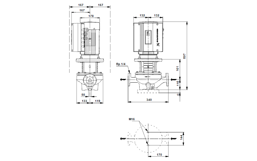 Grundfos TPE 50-90/4