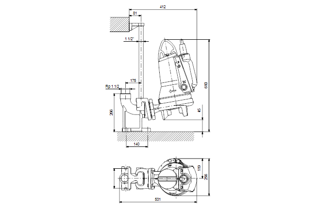 Grundfos SEG.40.40.E.EX.2.50B