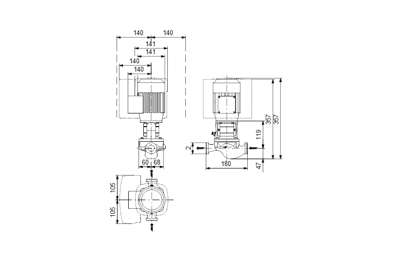 Grundfos TPE 32-90/2