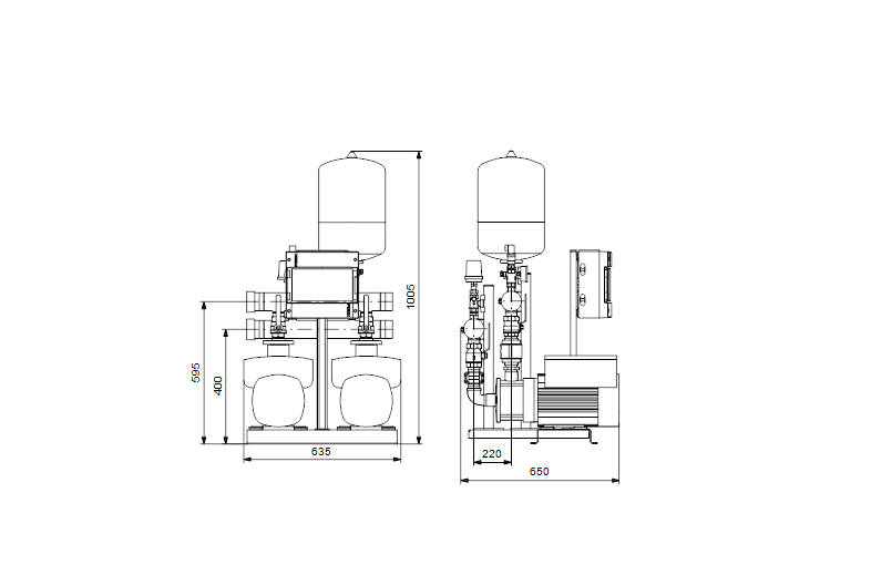 Grundfos HYDRO MULTI-E 3 CME 5-6