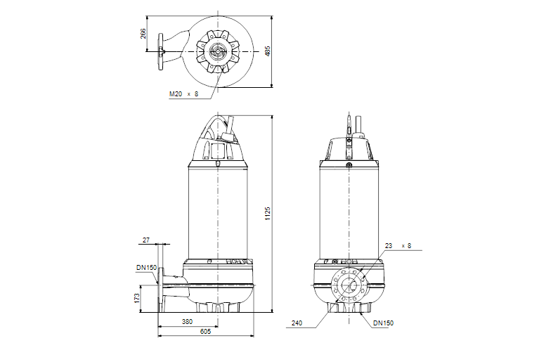 Grundfos SE1.85.150.150.4.52H.C.N.51D -снят с производства 