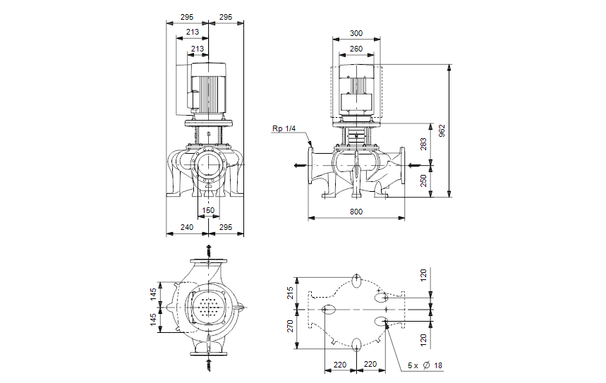 Grundfos TPE 150-140/4