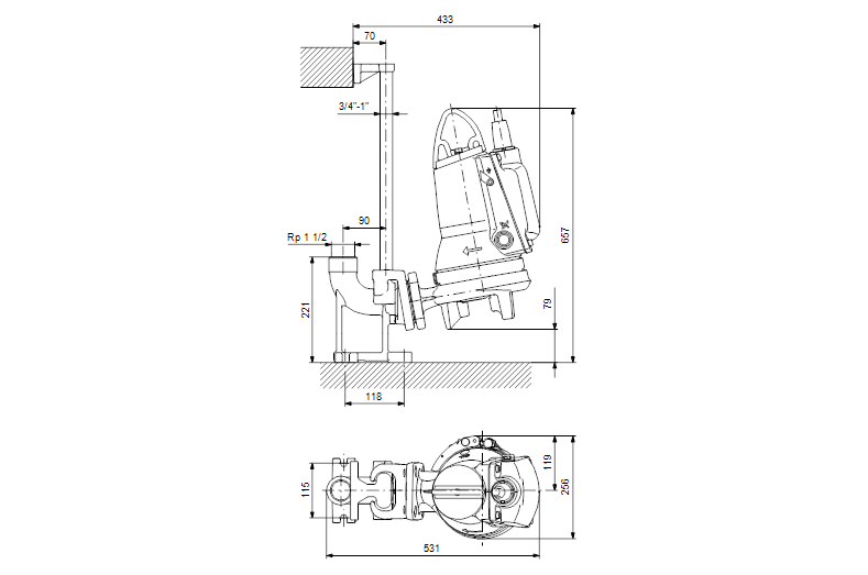 Grundfos SEG.40.31.E.EX.2.50B