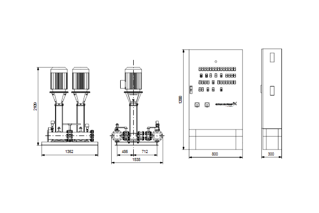 Grundfos Hydro MX S001 2CR150-4-1