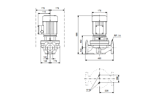 Grundfos TP 100-60/4 B A-F-Z-BUBE