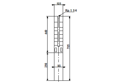 Grundfos SP 2A-33 220В с конденсаторным блоком 