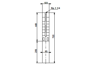 Grundfos SP 1A-18 220В с конденсаторным блоком 