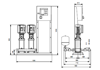 Grundfos Hydro MPC-E 2 CRE 3-7