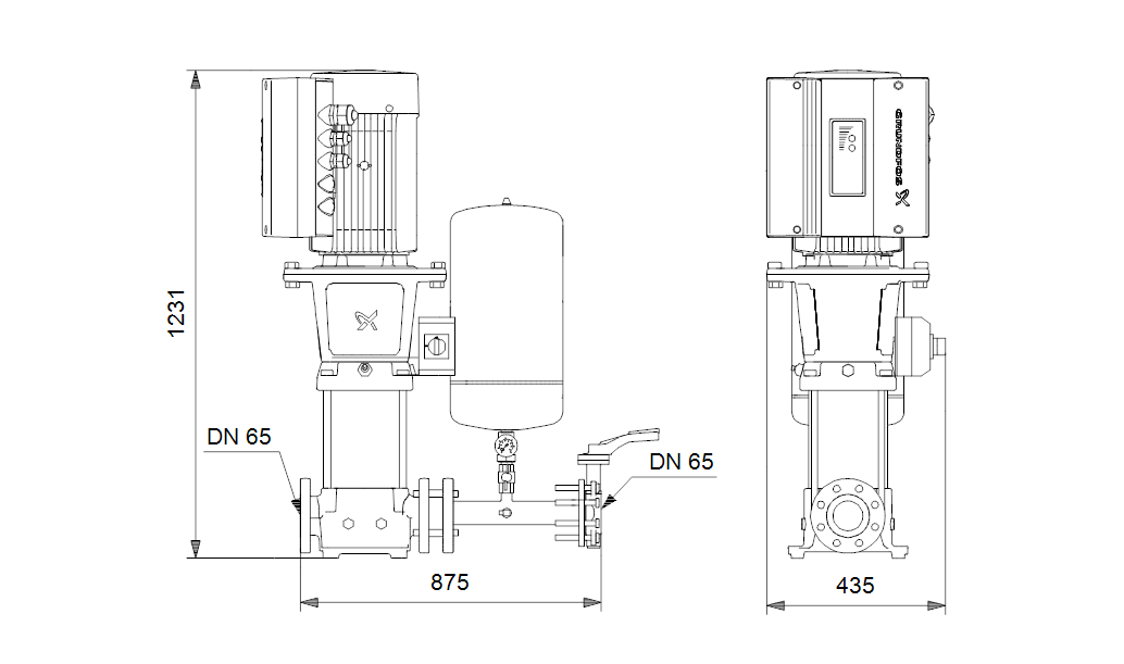 Grundfos Hydro Solo-E CRE 32-4-2 U2 A-A-A-D-A