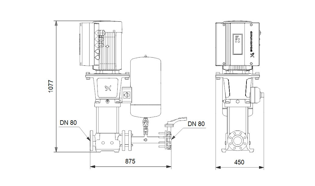 Grundfos Hydro Solo-E CRE 64-1 U2 A-A-A-D-A