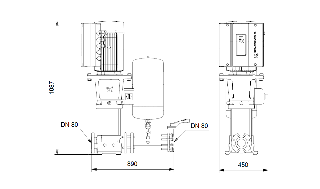 Grundfos Hydro Solo E CRE 90-1-1 HQQE (снят с производства)