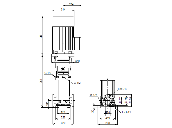 Grundfos CR 32-6 A-F-A-V-HQQV 3х400 В