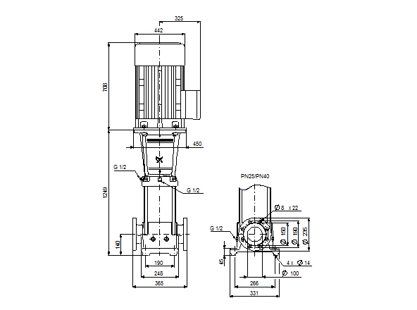 Grundfos CR 64-8-2 A-F-A-V-HQQV 3х400 В