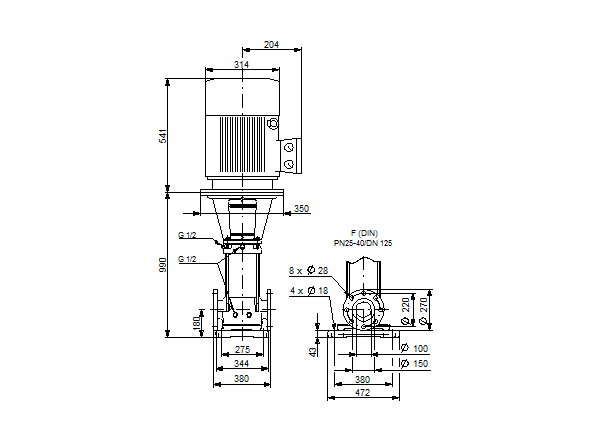 Grundfos CR 120-2 A-F-A-V-HQQV (снят с производства)