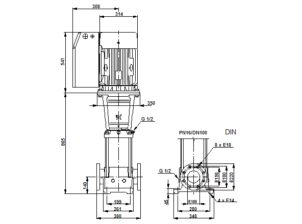 Grundfos CRE 90-3