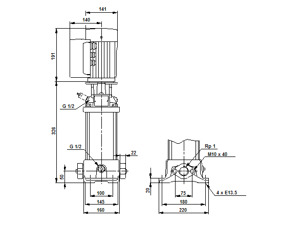 Grundfos CRE 3-7