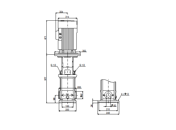 Grundfos CRN 20-12 A-CA-G-V-HQQV (FlexiClamp)