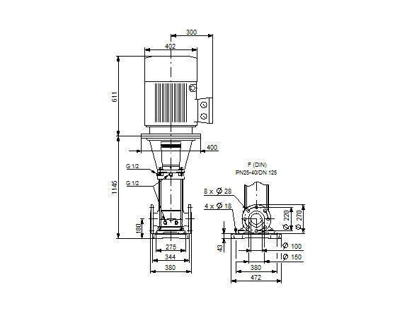 Grundfos CRN 150-3-2 A-F-G-V-HQQV (Снят с производства)