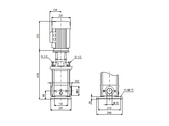 Grundfos CRN 10-10 A-CA-G-E-HQQE (FlexiClamp)