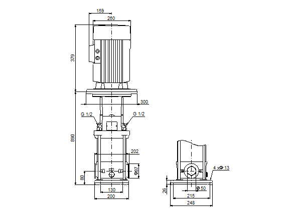 Grundfos CRN 10-18 A-CA-G-V-HQQV (FlexiClamp)