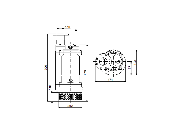 Grundfos DWK.O.13.150.110.5.1D