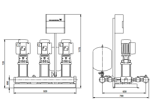 Grundfos Hydro Multi-E 3 CRE 3-10