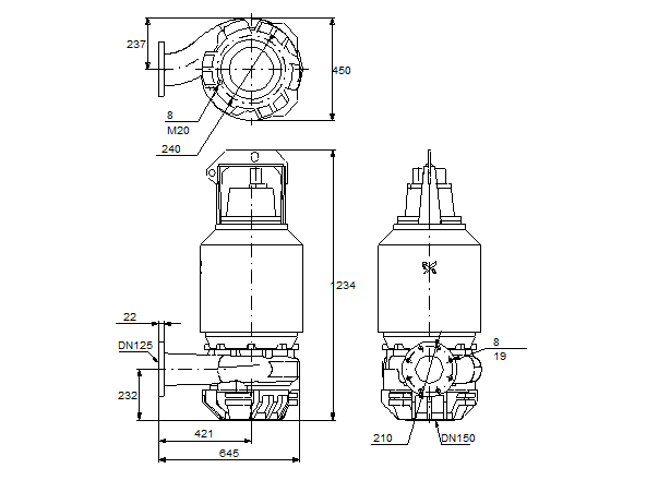 Grundfos S1.80.125.220.4.58H.H.326.G.