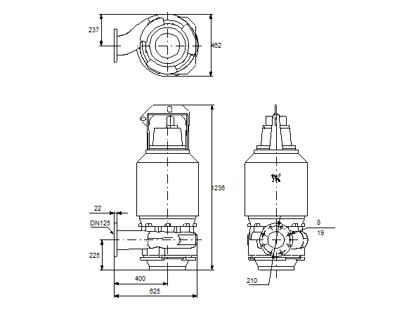 Grundfos S1.100.125.260.4.58M.S.316.G.