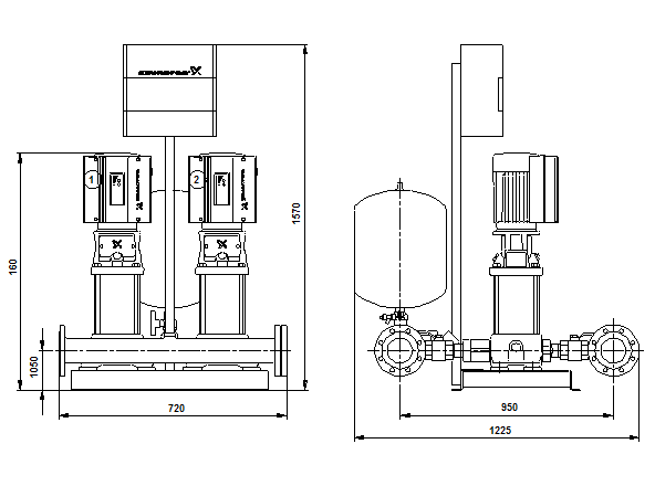 Grundfos Hydro Multi-E 2 CRE 20-5