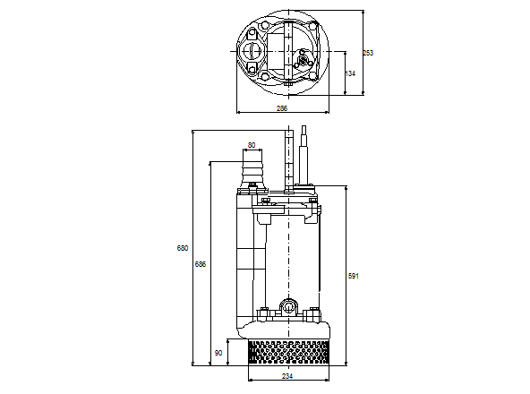 Grundfos DWK.O.10.80.37.5.0D.R