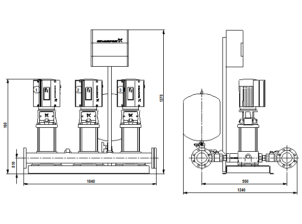 Grundfos Hydro Multi-E 3 CRE 15-2