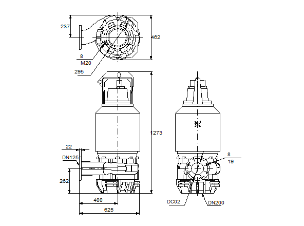 Grundfos S1.100.125.220.4.58M.D.297.G.