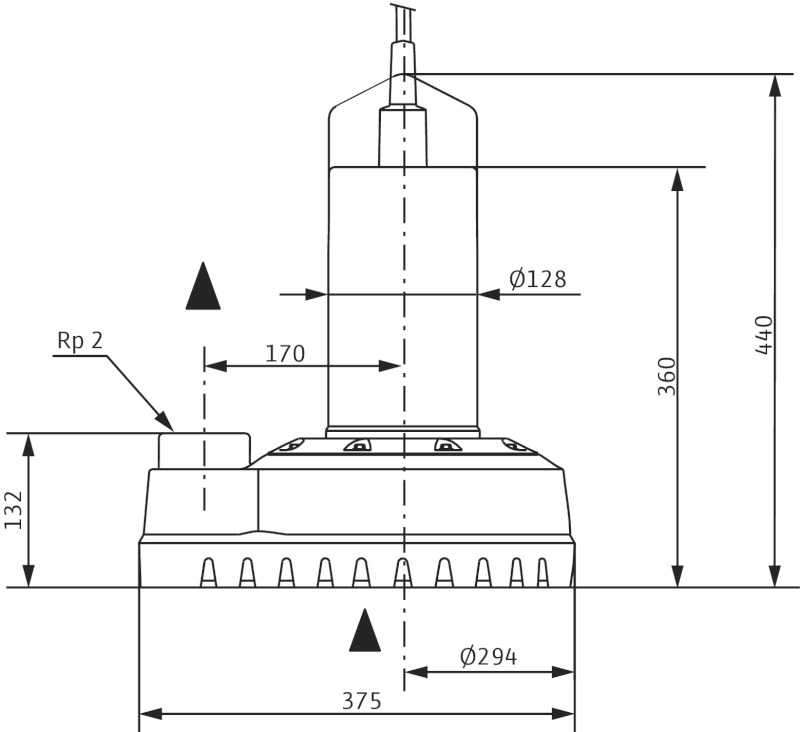 Насос Wilo-Drain TS50H122/15-3-400 CEE