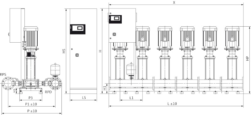 Установка Wilo-Comfort COR-5MVI3205/CC