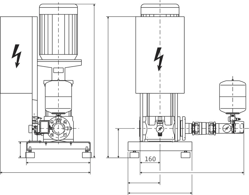 Установка Wilo-Economy CO-1MVI3206/ER(SD)