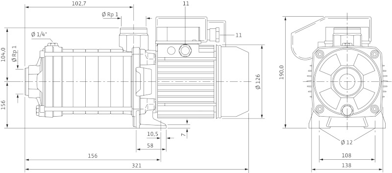 Насос Wilo-Economy MHIL504-E-1-230-50-2