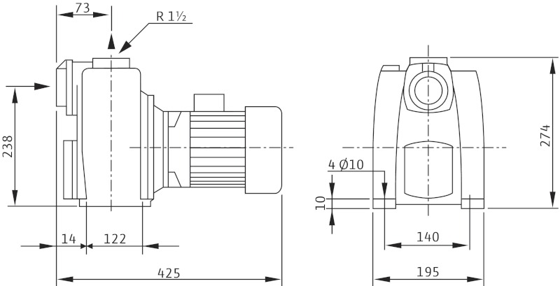 Самовсасывающий насос Wilo-Drain LPC 80/29