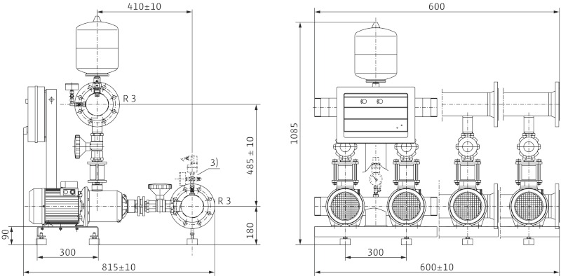 Установка Wilo-Economy CO-2 MHI 1603/ER-EB-R