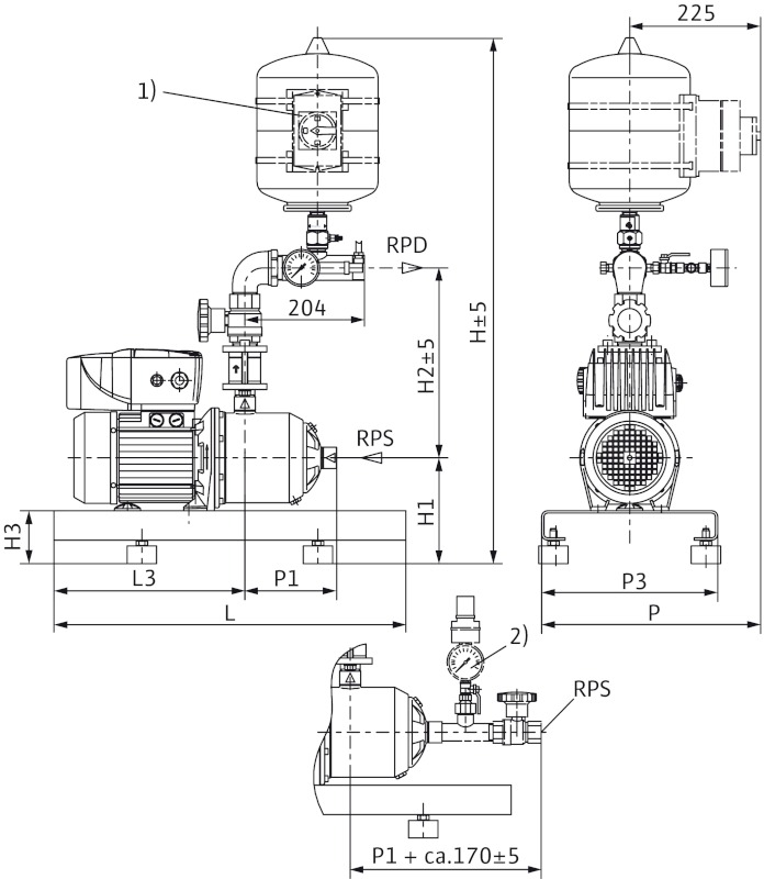 Установка Wilo-Comfort-Vario COR-1 MHIE  403-2G GE-R