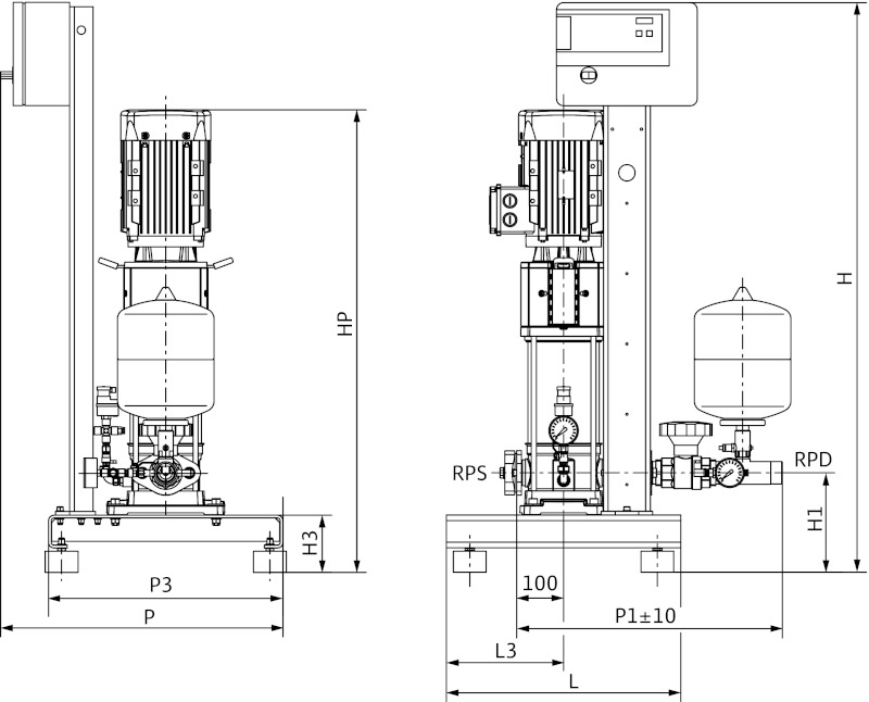 Установка Wilo-Economy CO-1HELIX V1610/K/CE-01