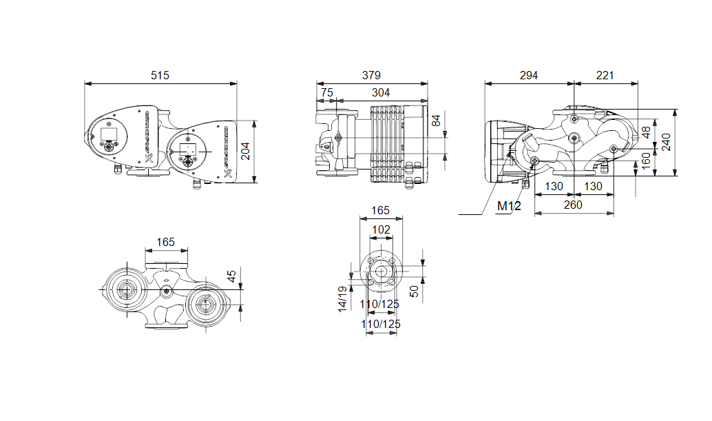 Grundfos MAGNA3 D 50-40 F 240 1x230V PN6/10